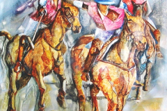 Between Force and Grace - 100x100 cm