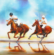 The Final Rush - 50x50 cm