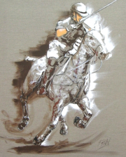 The Noble Pursuit - 73x60cm